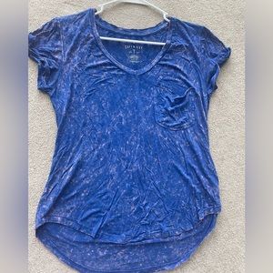 Purple and pink splattered soft and sexy tee!